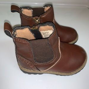 Brown Toddler Boots (For Boy or Girl)